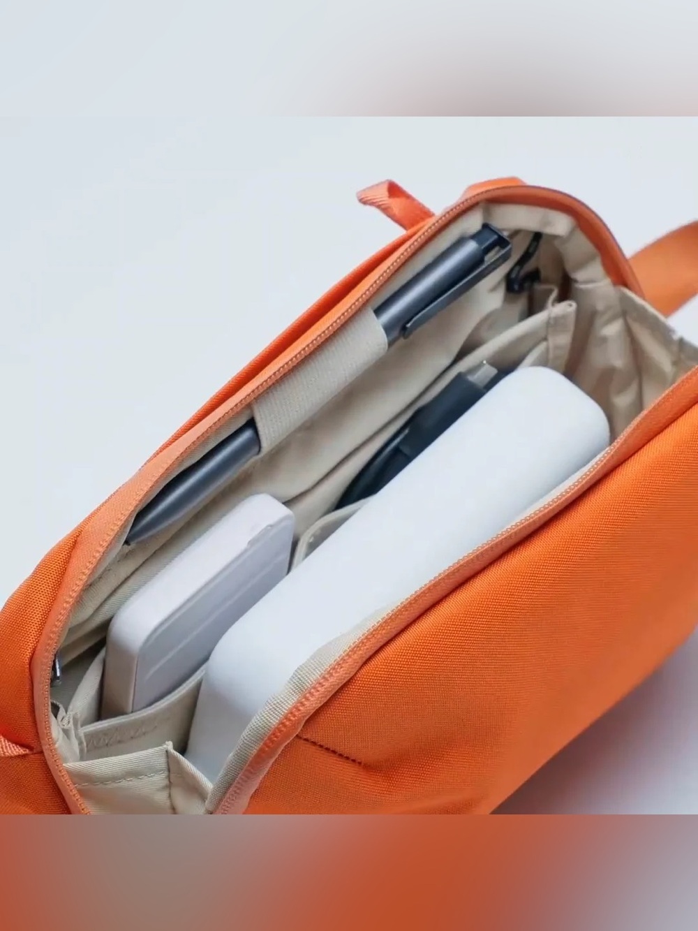 NWT Orbitkey Travel Sling 3L Terracotta Unisex Crossbody Bag - Picture 9 of 11